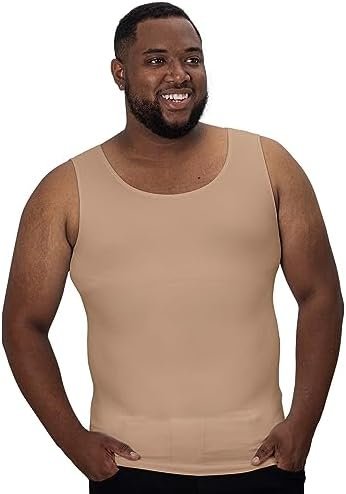 Gynecomastia Compression Shirt Men - Slimming Undershirt for Mens Shapewear, Body Shaper Compression Tank Top