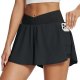 Women's 2 in 1 Athletic Shorts Crossover Flowy Running Shorts with Pockets High Waisted Summer Tennis Yoga