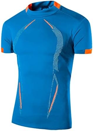 Men's Compression Shirts Short/Long Sleeve Athletic Workout Tops Slim Cool Dry Gym Undershirts Active Sports Baselayers