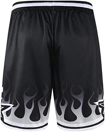 2/3 Pack Basketball Shorts with Zipper Pockets for Men,Active Athletic Shorts