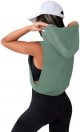 Women's Sleeveless Workout Top Gym Activewear Crop Tank Top Open Side Shirt for Athletic Exercise Running