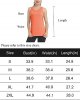 Women's Racerback Tank Tops UPF 50+ Workout Shirts Quick Dry Sun Protection Sleeveless Tops for Gym Yoga