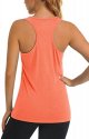 Women's Racerback Tank Tops UPF 50+ Workout Shirts Quick Dry Sun Protection Sleeveless Tops for Gym Yoga