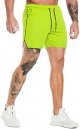 Men's Workout Running Shorts 5 Inch, Lightweight Mesh Gym Athletic Fitted Short Pants for Bodybuilding Training