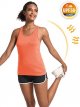 Women's Racerback Tank Tops UPF 50+ Workout Shirts Quick Dry Sun Protection Sleeveless Tops for Gym Yoga