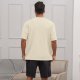 Men's Fashion Loose Fit Crewneck Solid T-Shirt Athletic Lightweight Short Sleeve Gym Workout Tops