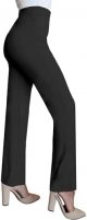 Wide Leg Dress Pants for Women Elastic High Waist Straight Leg Pants Business Casual Pull on Office Work Slacks