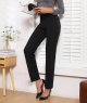 High Waisted Dress Pants for Women Petite/Regular/Tall Straight Leg Pull On Black Office Work Slacks 28"/29.5"/32"