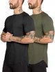 Mens Gym Workout Slim Fit Short Sleeve T-Shirt Cotton Performance Athletic Shirts Running Fitness Tee