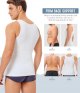 2 Pack Compression Shirt Men Body Shaper Slimming Shirt Tank Top Shapewear Tummy Control Vest